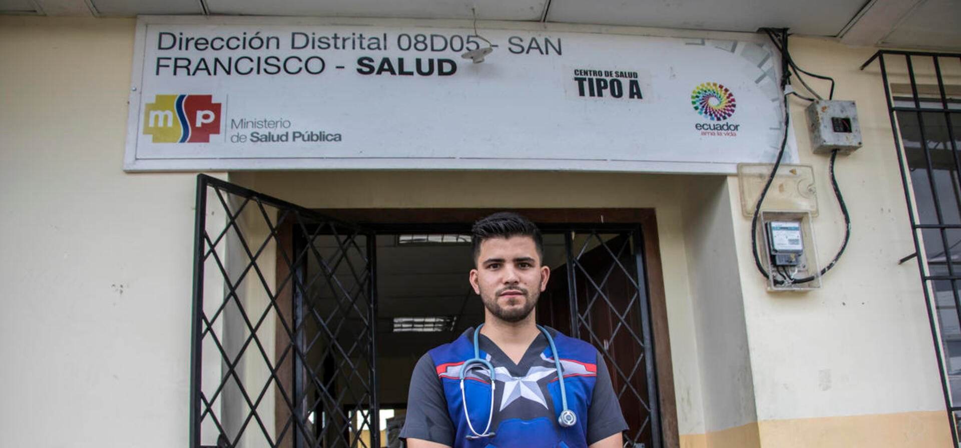 Venezuelan doctor Samuel Suárez has joined the coronavirus public health response in San Francisco, a remote village in Ecuador.