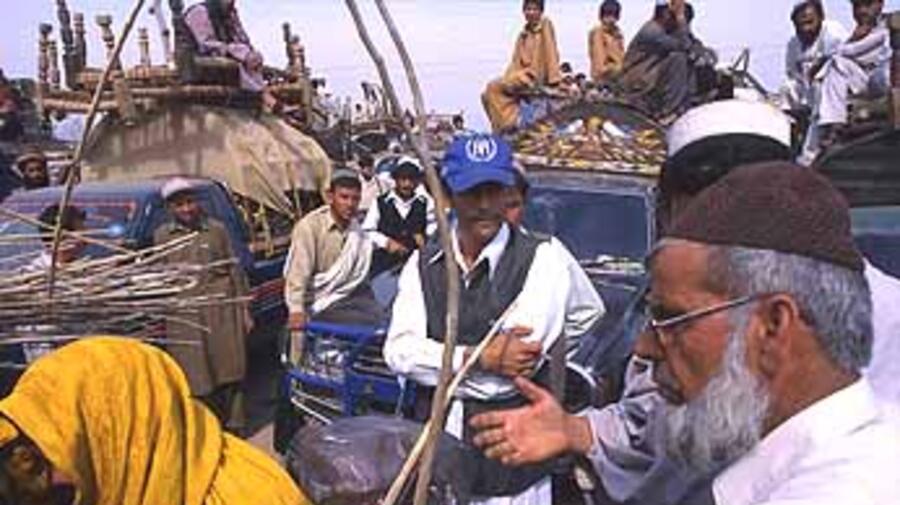 Some 370,000 Afghans have returned from Pakistan, many through the Takhta Baig centre.