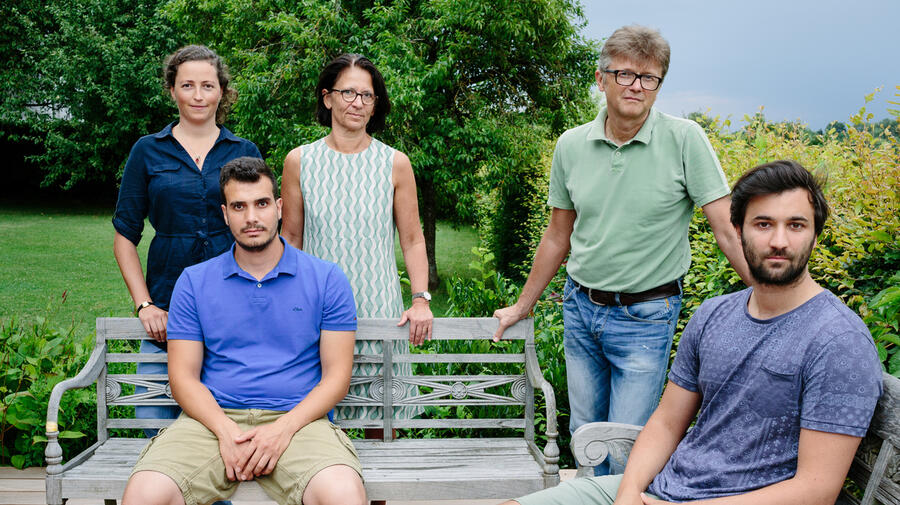 Austrian couple make Syrian guest part of the family