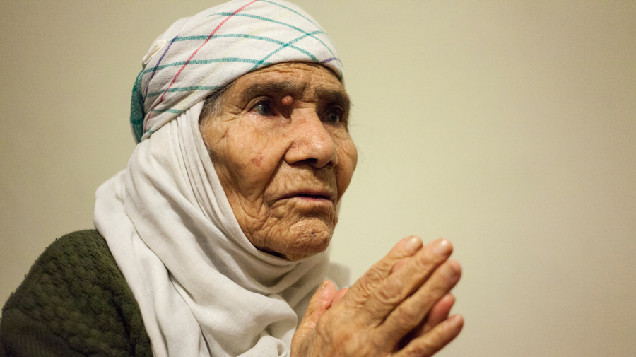 Greece. Eida Karmi,100+, did not think she'd live long enough to see her family again. But now, the Syrian refugee, who arrived in Greece in September, is determined to reach them in Germany.