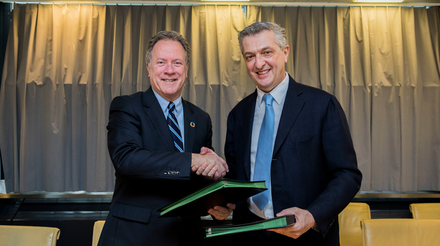 Switzerland. Meeting of UNHCR and WFP