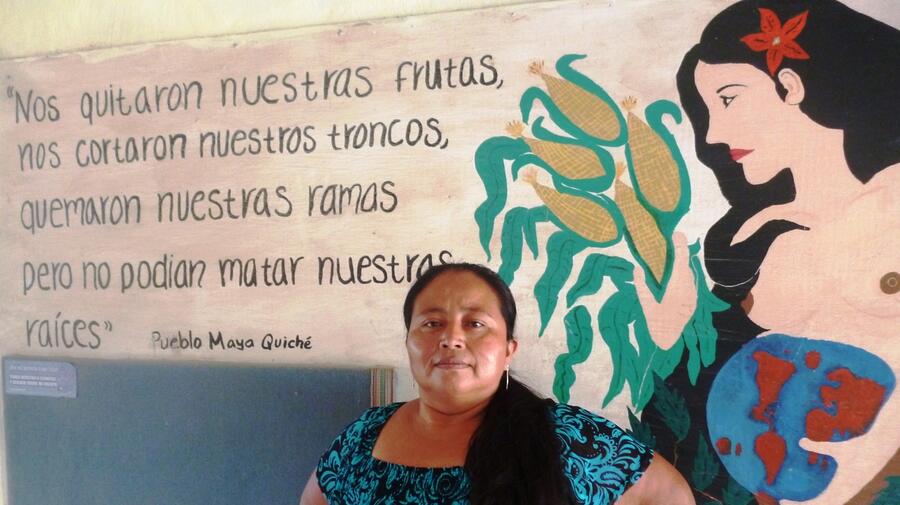 Guatemala. Eulalia Silvestre, leader of Ixmucané