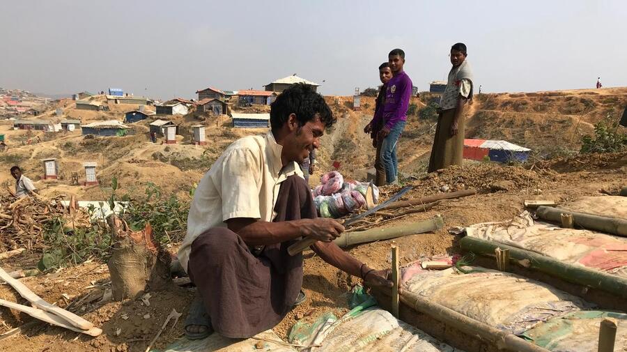 Bangladesh. Monsoon rains in could put protection of Rohingya refugees at risk
