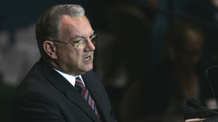 New York. Eduardo Stein speaks at UN HQ in New York