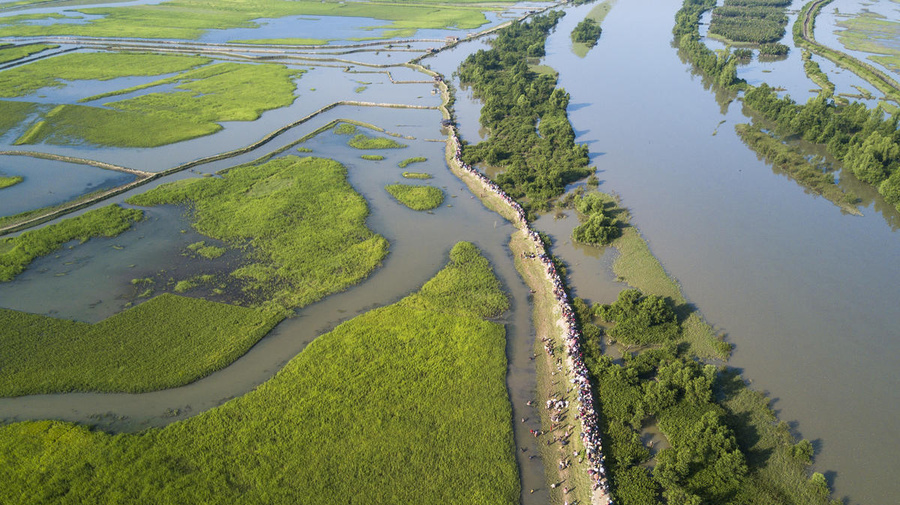 Bangladesh. Rohingya arrivals moved to new site