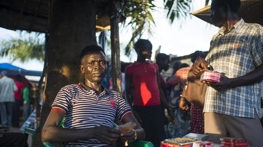 Democratic Republic of the Congo. South Sudanese refugees help themselves to survive