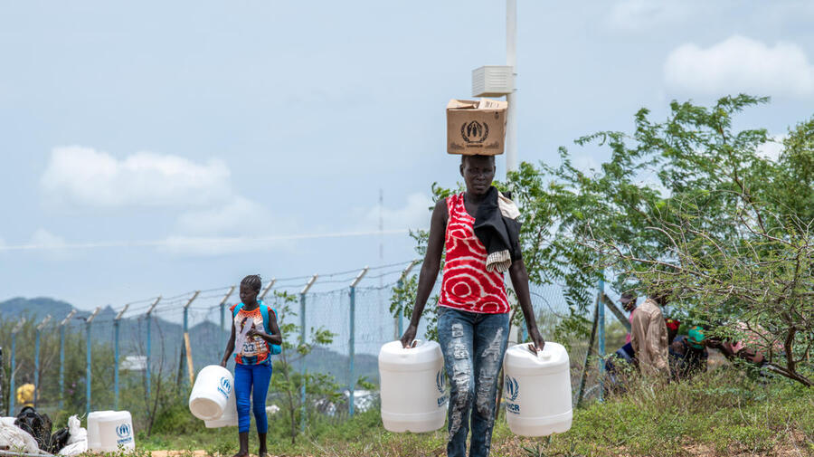 Kenya. UNHCR distributes hygiene kits and firewood during COVID-19 crisis