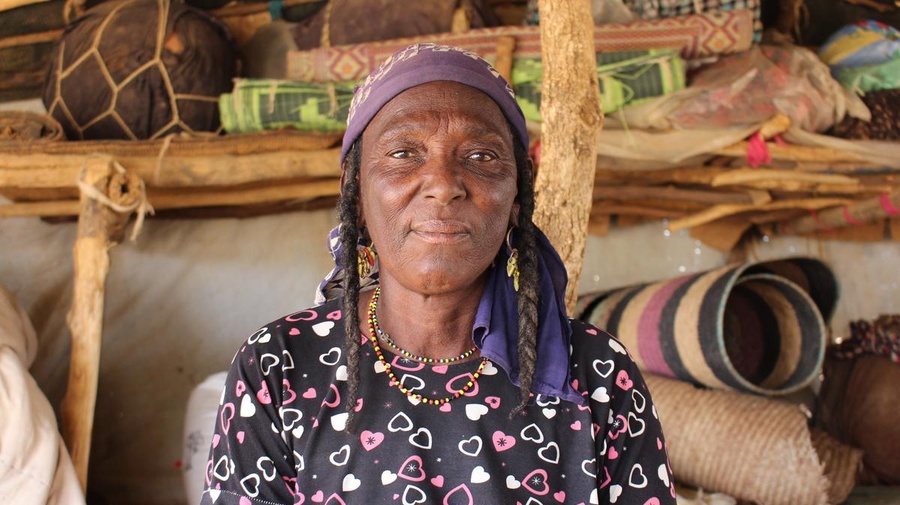 Niger. Malian refugees living in the Intikane refugee hosting area 