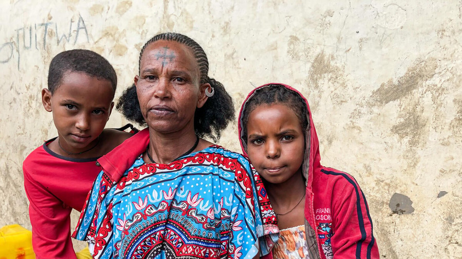 Ethiopia. Ethiopians displaced by Tigray conflict struggle to get by