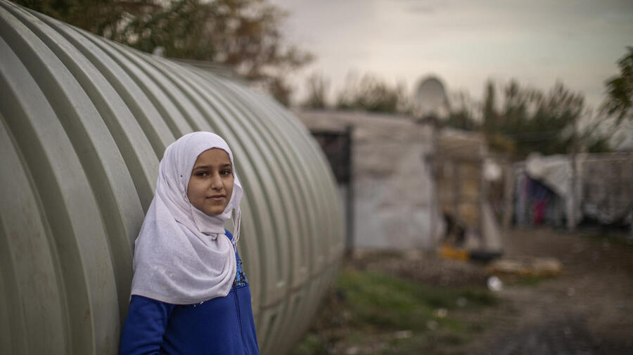 Lebanon. Teenage Syrian refugee works to support impoverished family during COVID-19