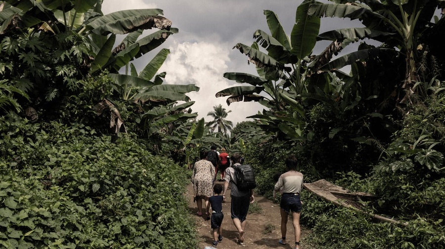 Panama. Refugees and migrants brave hazardous jungles of Darien Gap on their way north