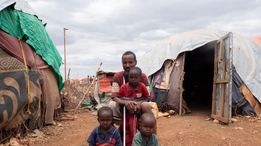 Somalia. Issack Hassan Issack struggles to find food and water during the drought situation