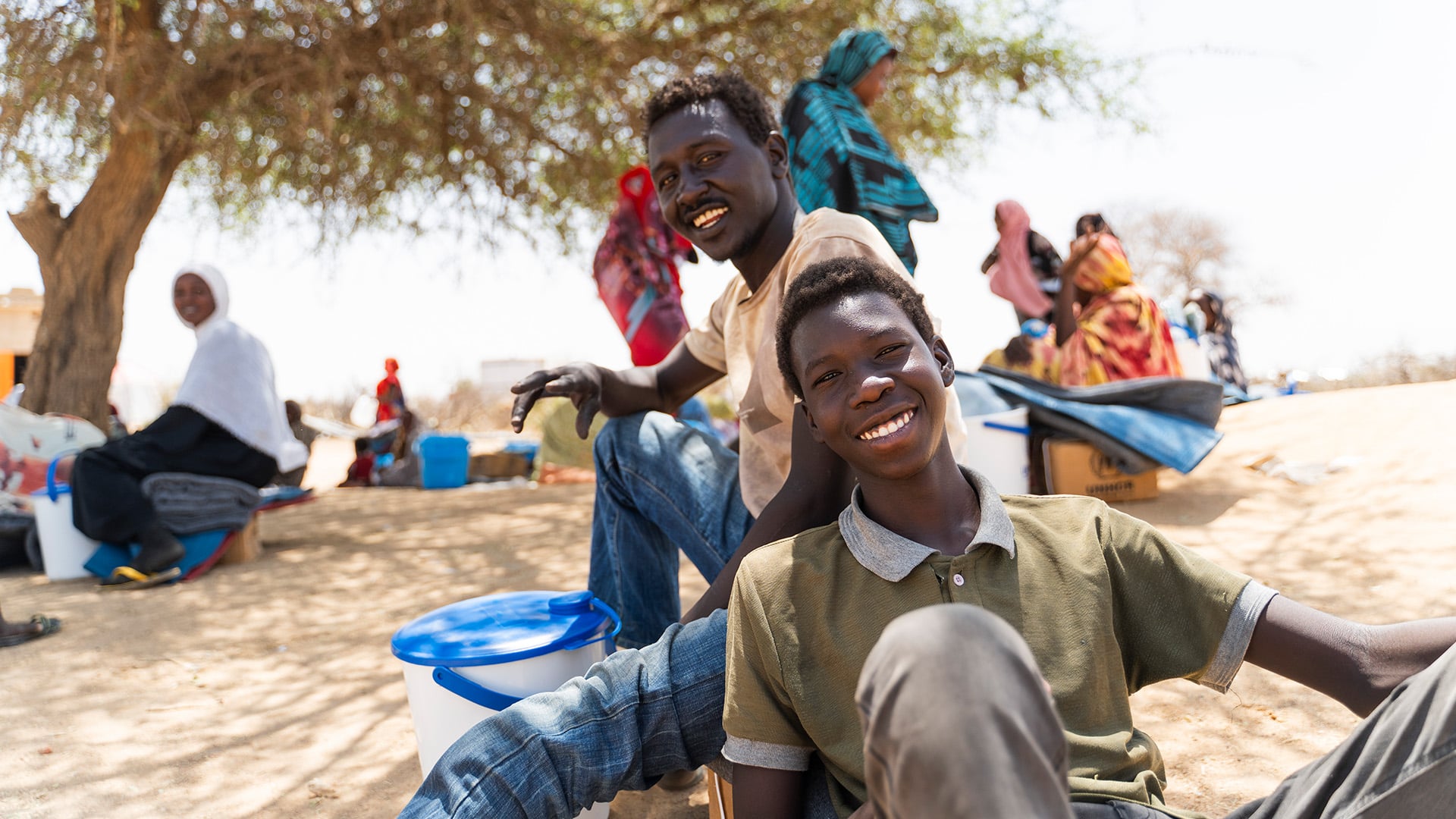 Chad. Thousands of Sudanese refugees continue to flee across border