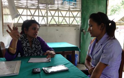 Using telecommunications to improve clinical healthcare in refugee camps