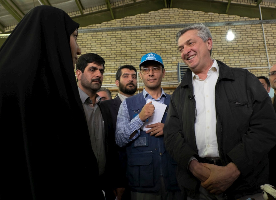 Filippo Grandi in Iran