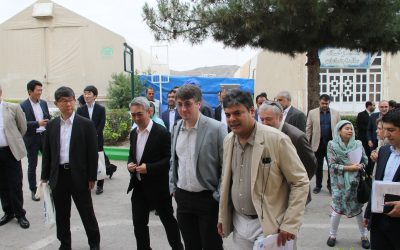 UNHCR oraganized field visit to refugee projects in Khorasan Razavi province