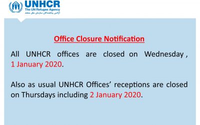 Office closure notification