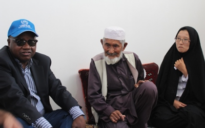 UNHCR ExCom Chair Ambassador Comissário visits Iran