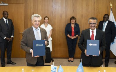 WHO and UNHCR join forces to improve health services for refugees, displaced and stateless people