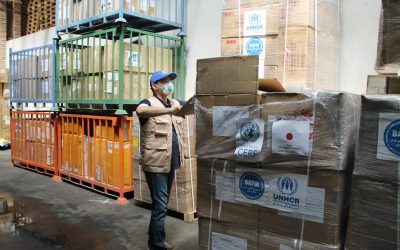 UNHCR flies additional aid items to Iran to fight the Coronavirus