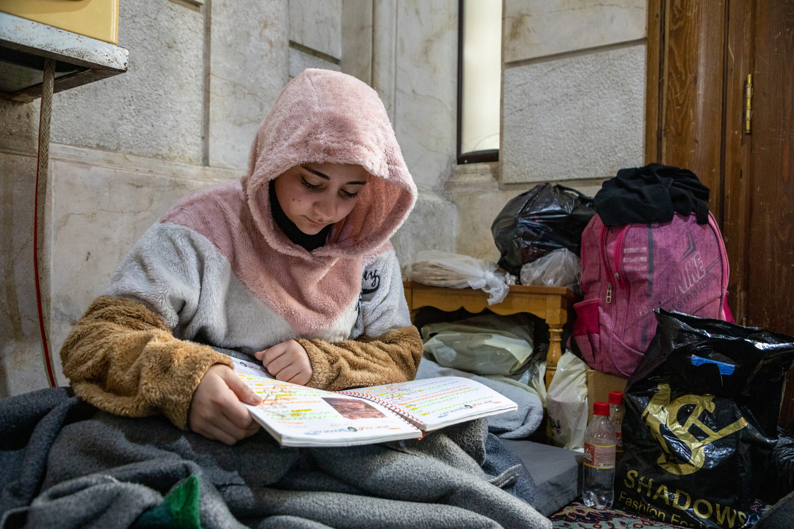 Syria. UNHCR provides assistance to earthquake-affected people in Aleppo