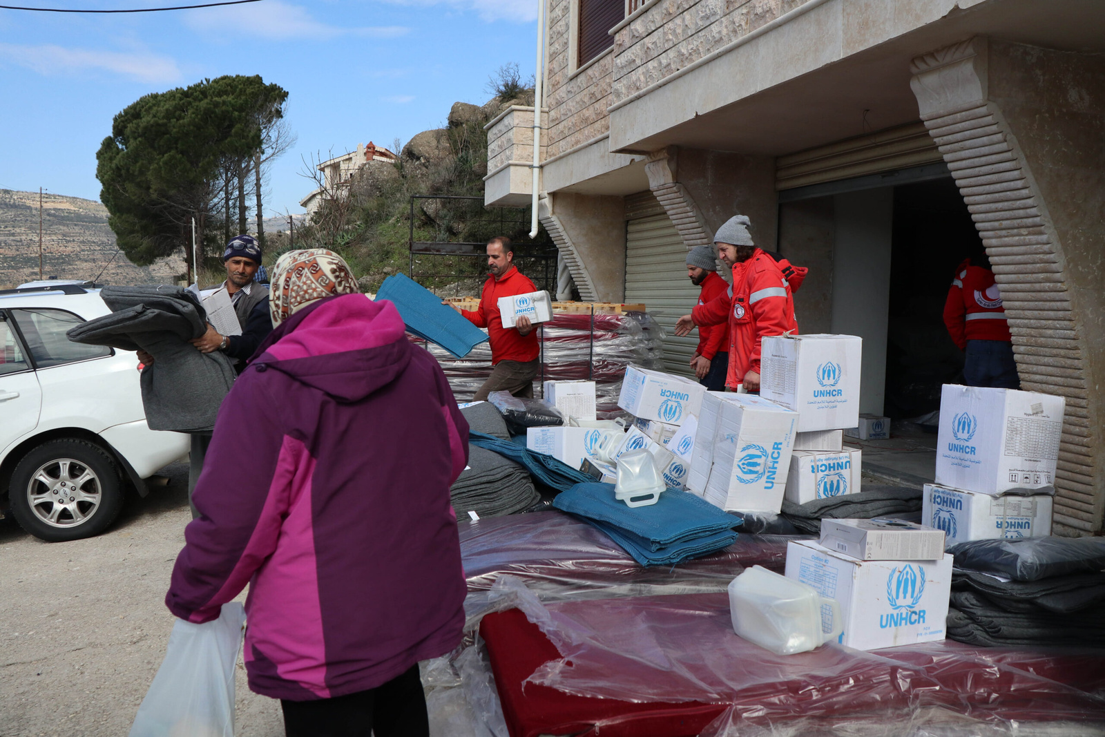 Siria. L'UNHCR fornisce assistenza alle famiglie colpite dal terremoto