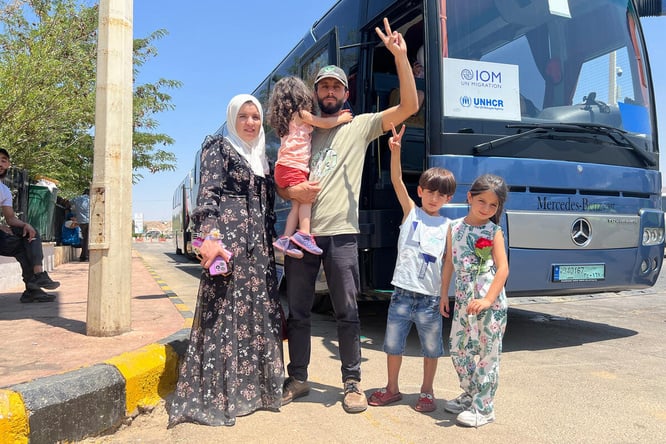 Syria. Organized Voluntary Return Programme Begins for Syrian Refuge