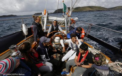 Ragazzi siriani e irlandesi a lezione di vela