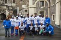 Rifugiati e richiedenti asilo partecipano per la prima volta alla corsa di S.Agata a Catania