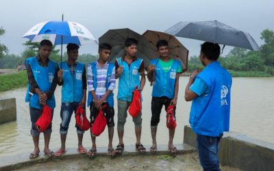 I rifugiati Rohingya combattono i rischi dei monsoni