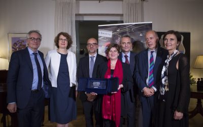 Corridoi Umanitari ricevono il Premio Nansen 2019 per l'Europa durante una cerimonia a Roma