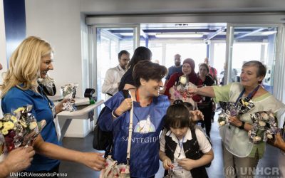 Un programma salvavita offre ai rifugiati canali sicuri per raggiungere l’Italia