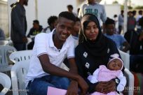 Un volo porta in salvo i rifugiati intrappolati in Libia