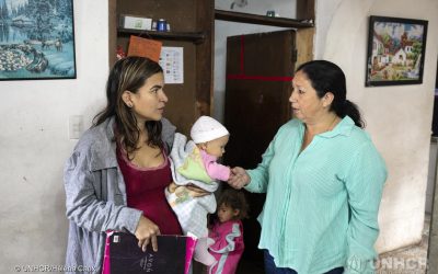 Una buona samaritana apre le porte della sua casa a donne e bambini venezuelani in difficoltà