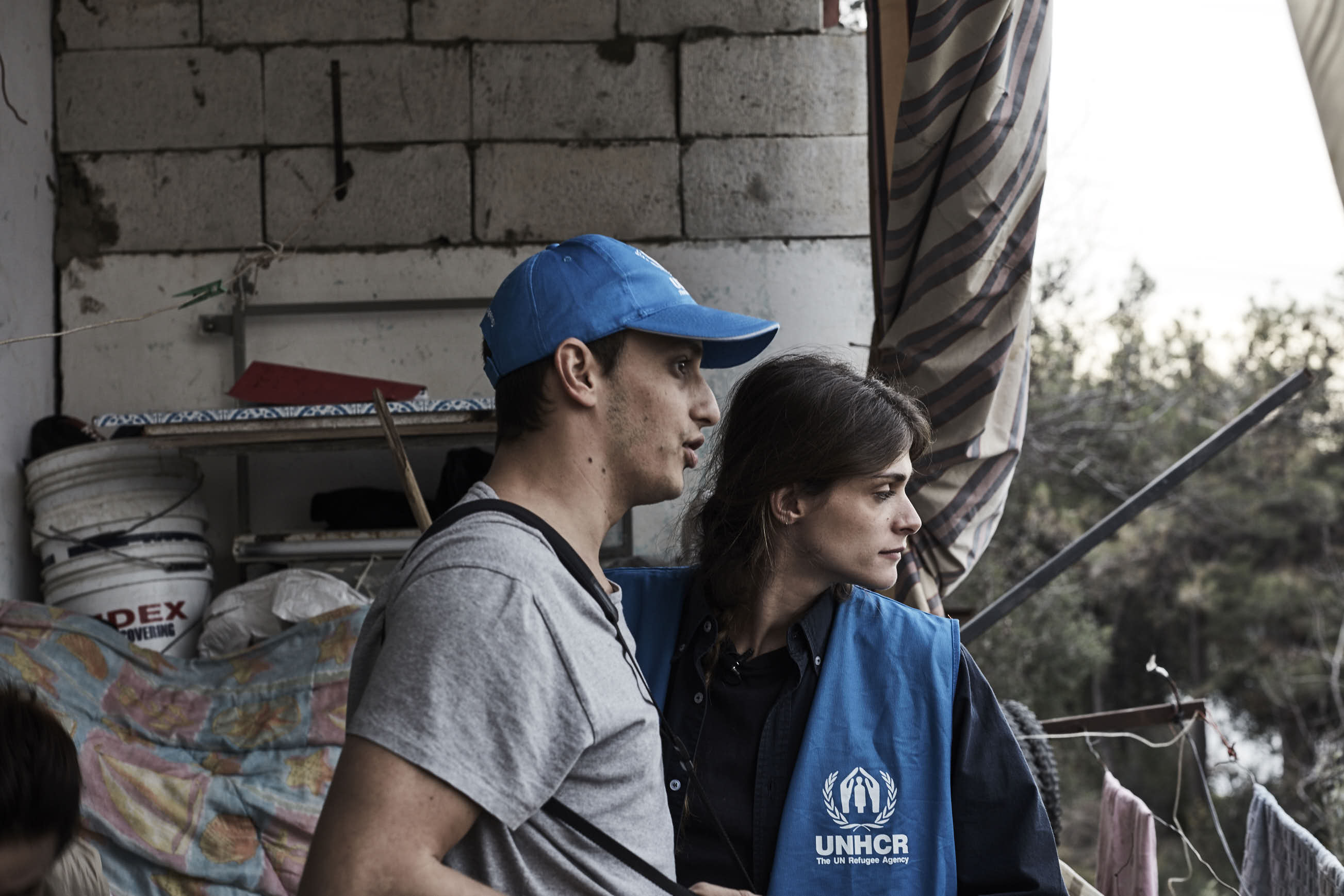 Elisa Sednaoui in missione con l'UNHCR in Libano ©UNHCR/P. Waisman