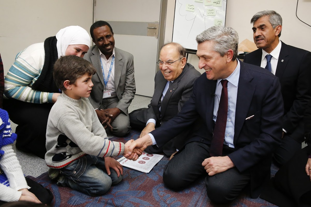  Siria. Visita dell'Alto commissario delle Nazioni Unite per i rifugiati Filippo Grandi