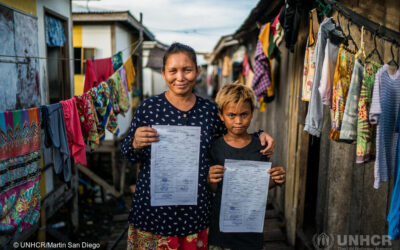 La registrazione delle nascite nella comunità dei Sama Bajau aumenta grazie all’aiuto dei volontari durante la pandemia