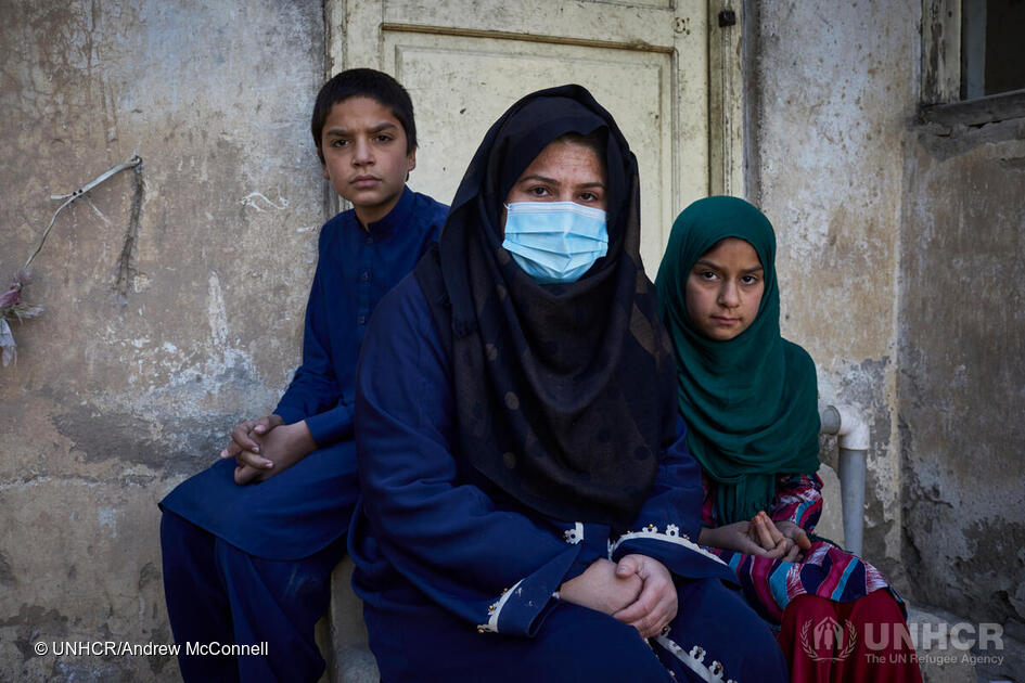Afghanistan. Una famiglia sfollata a Kabul