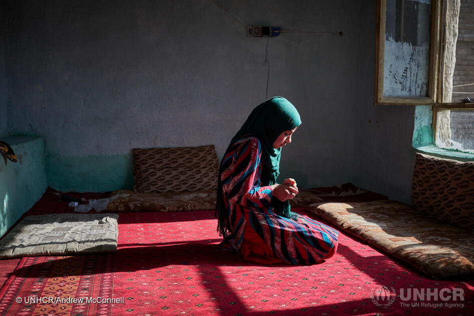 Afghanistan. Una famiglia sfollata a Kabul
