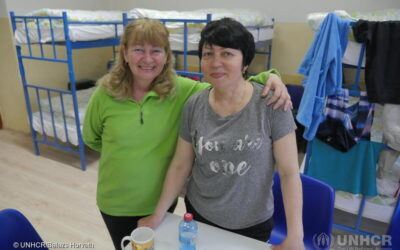 Per due sorelle in fuga dalla guerra in Ucraina, le nubi dell’incertezza iniziano a dissiparsi