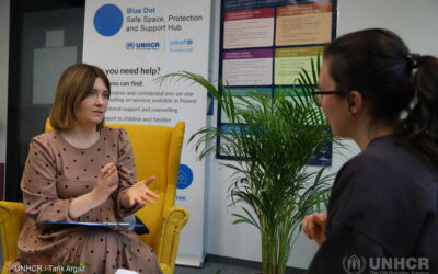Una psicologa ucraina aiuta i rifugiati in Polonia