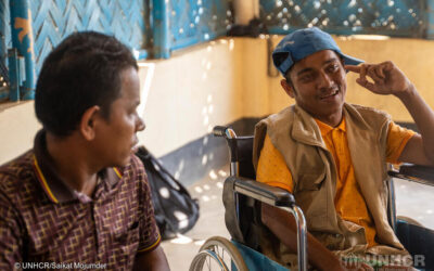 Le persone disabili affrontano un futuro incerto nei campi rifugiati del Bangladesh