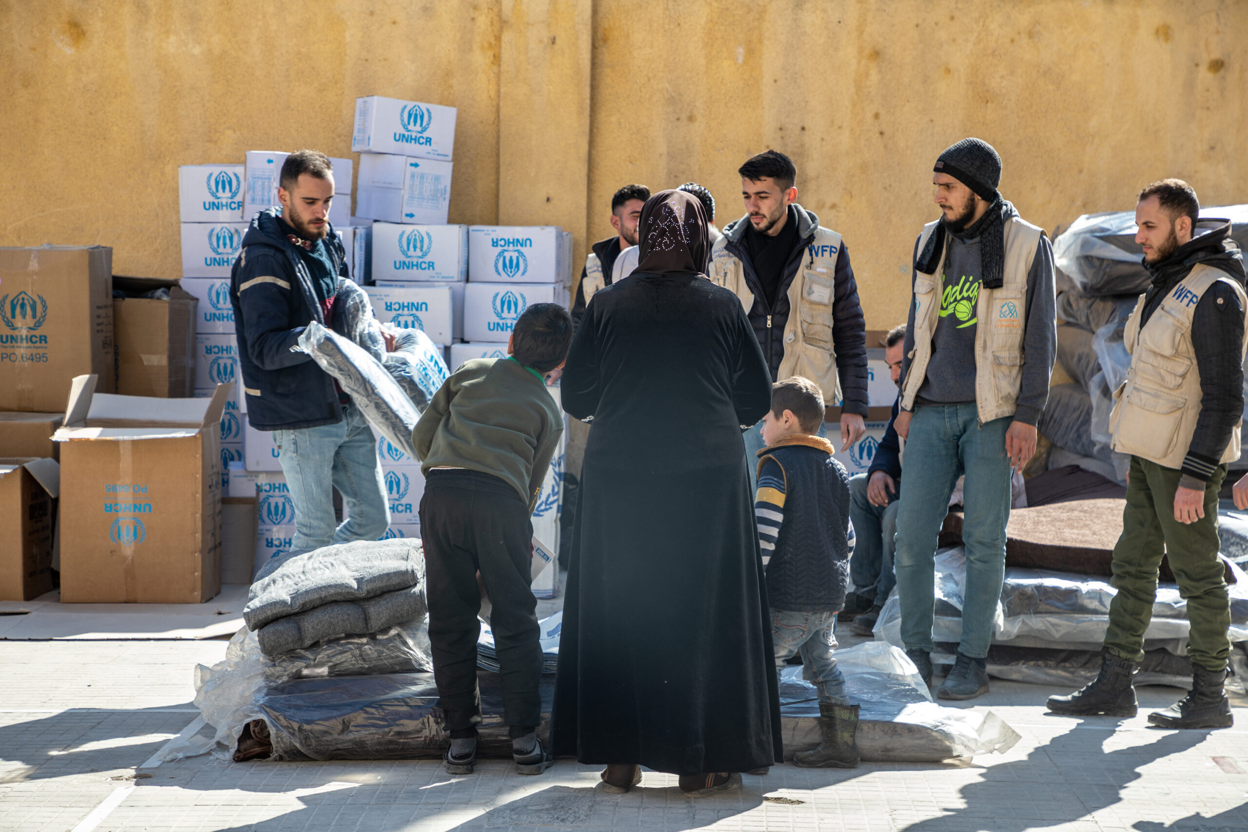 Siria. L'UNHCR fornisce assistenza alle famiglie colpite dal terremoto