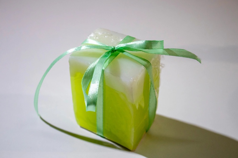 Glycerin soap and aloe Vera gel