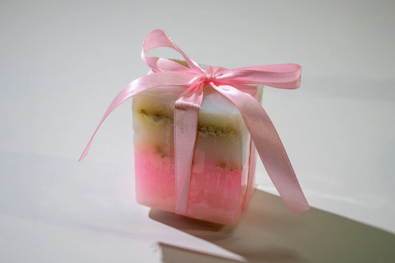 Glycerin soap with rose oil