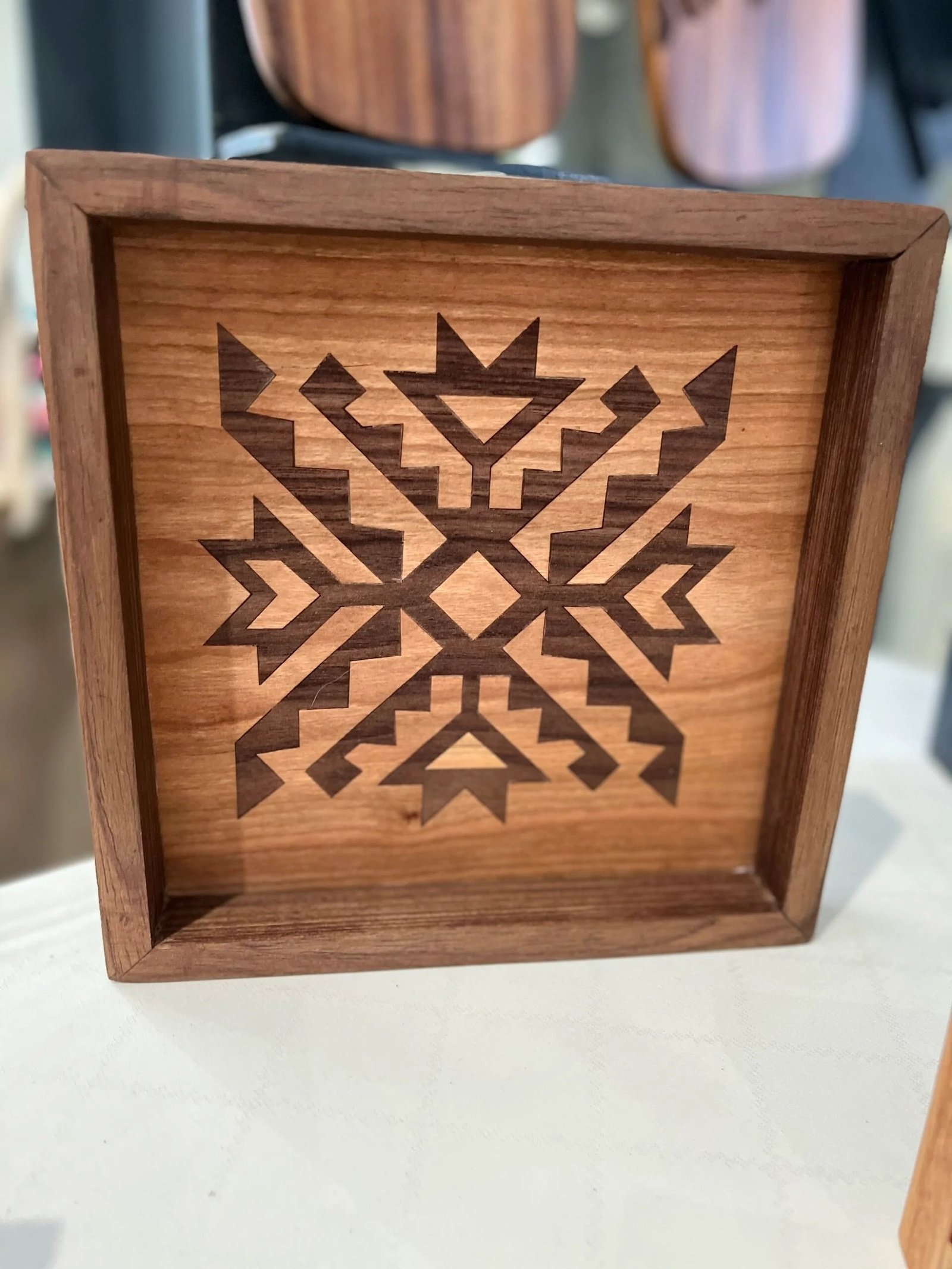 Wooden small tray