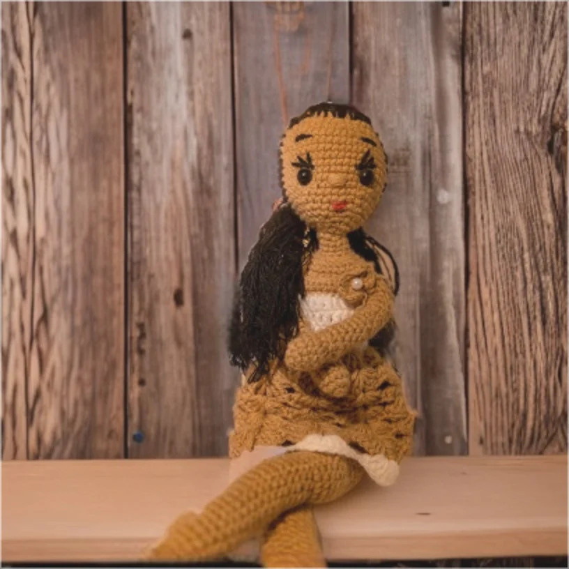 Crocheted stuffed toys