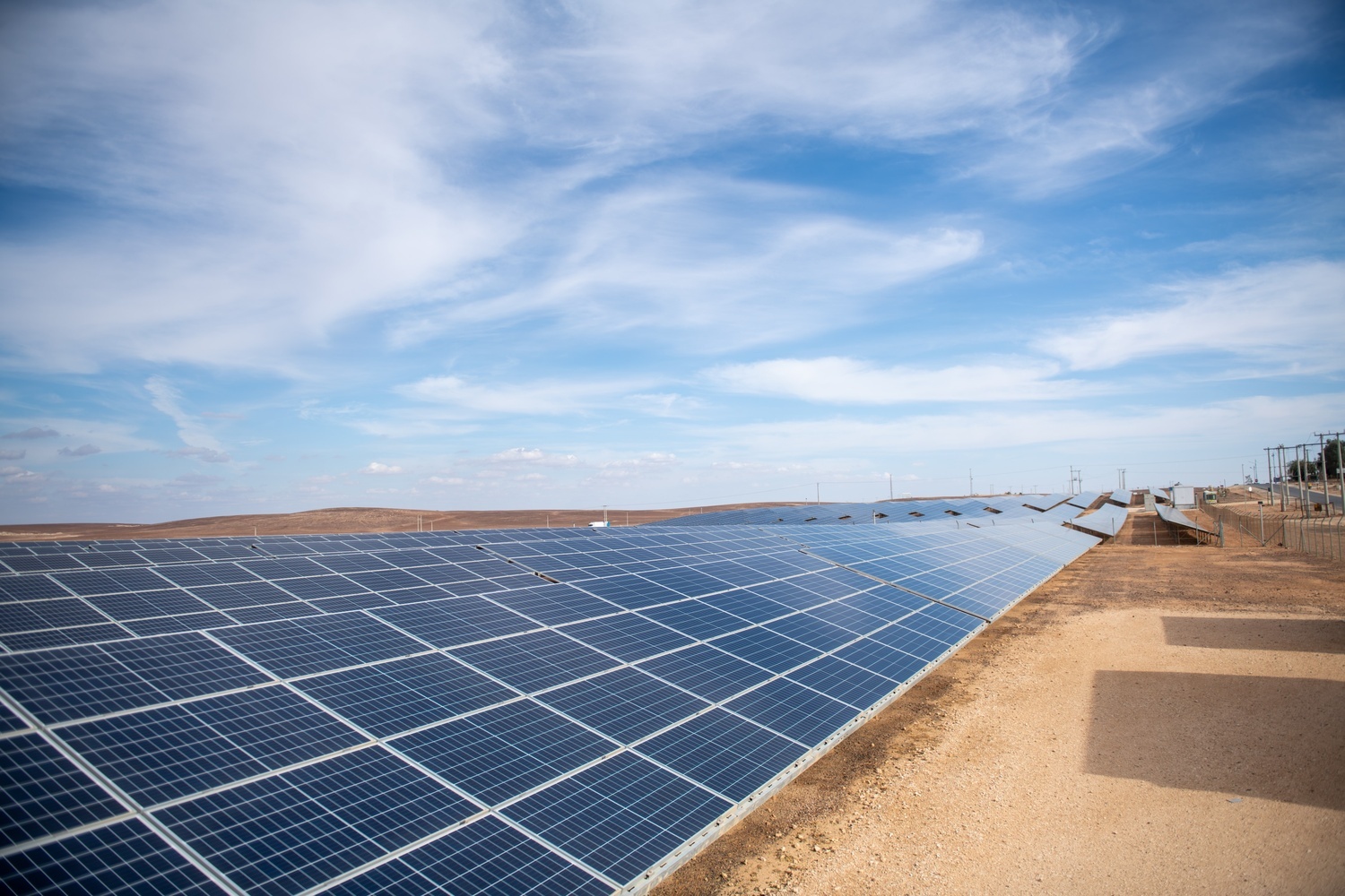 Solar Power Plant in Azraq Camp
