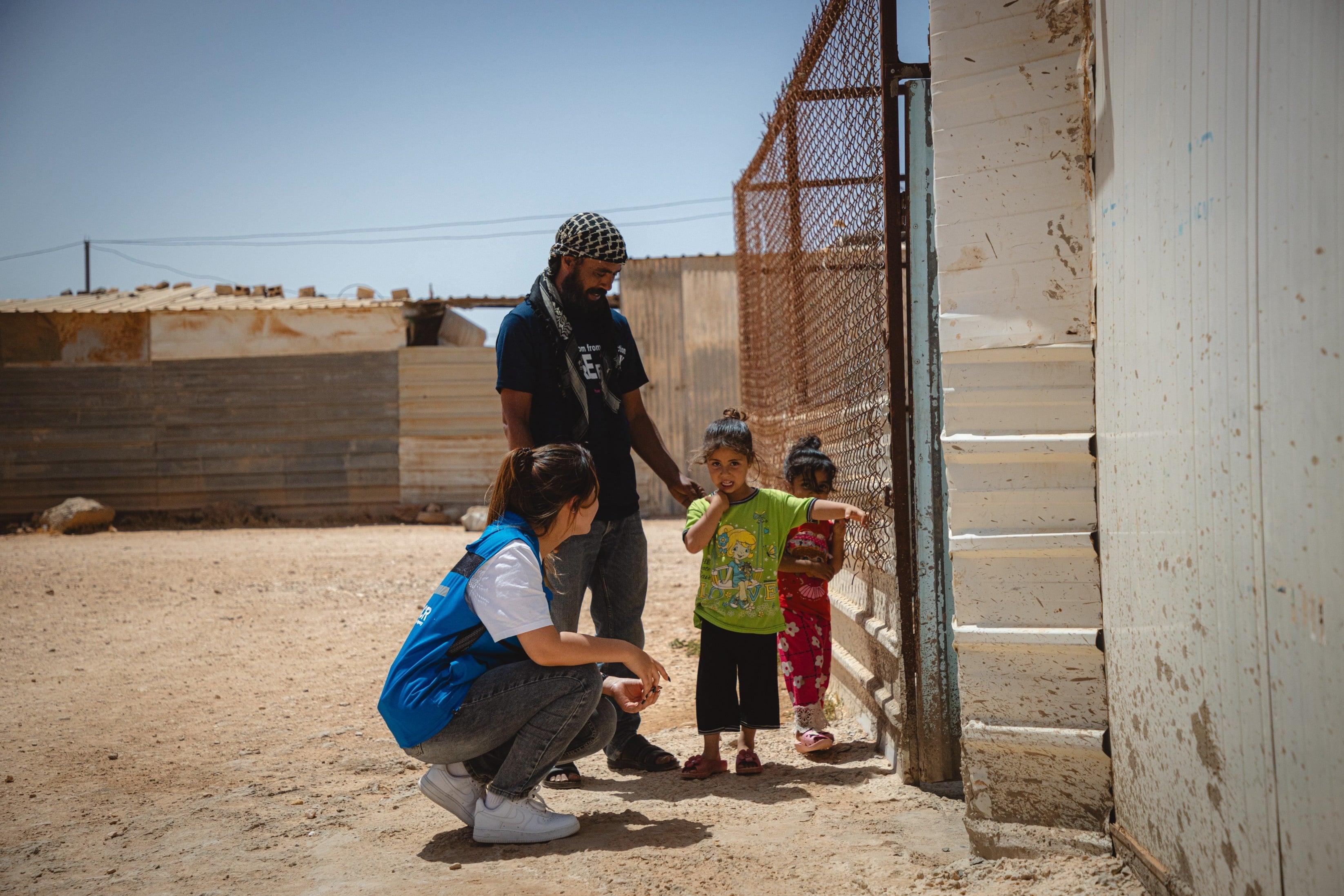 Muna shelter in Azraq