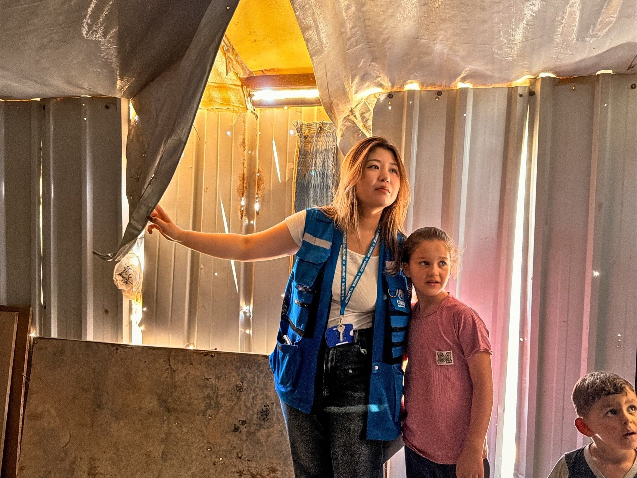 Muna - shelter in Azraq